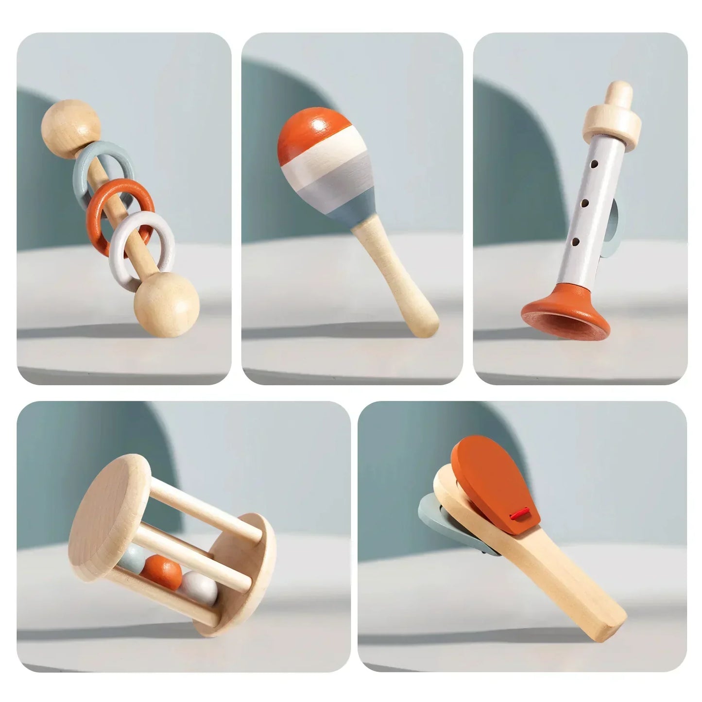Kids Educational Wooden Music Instrument Set