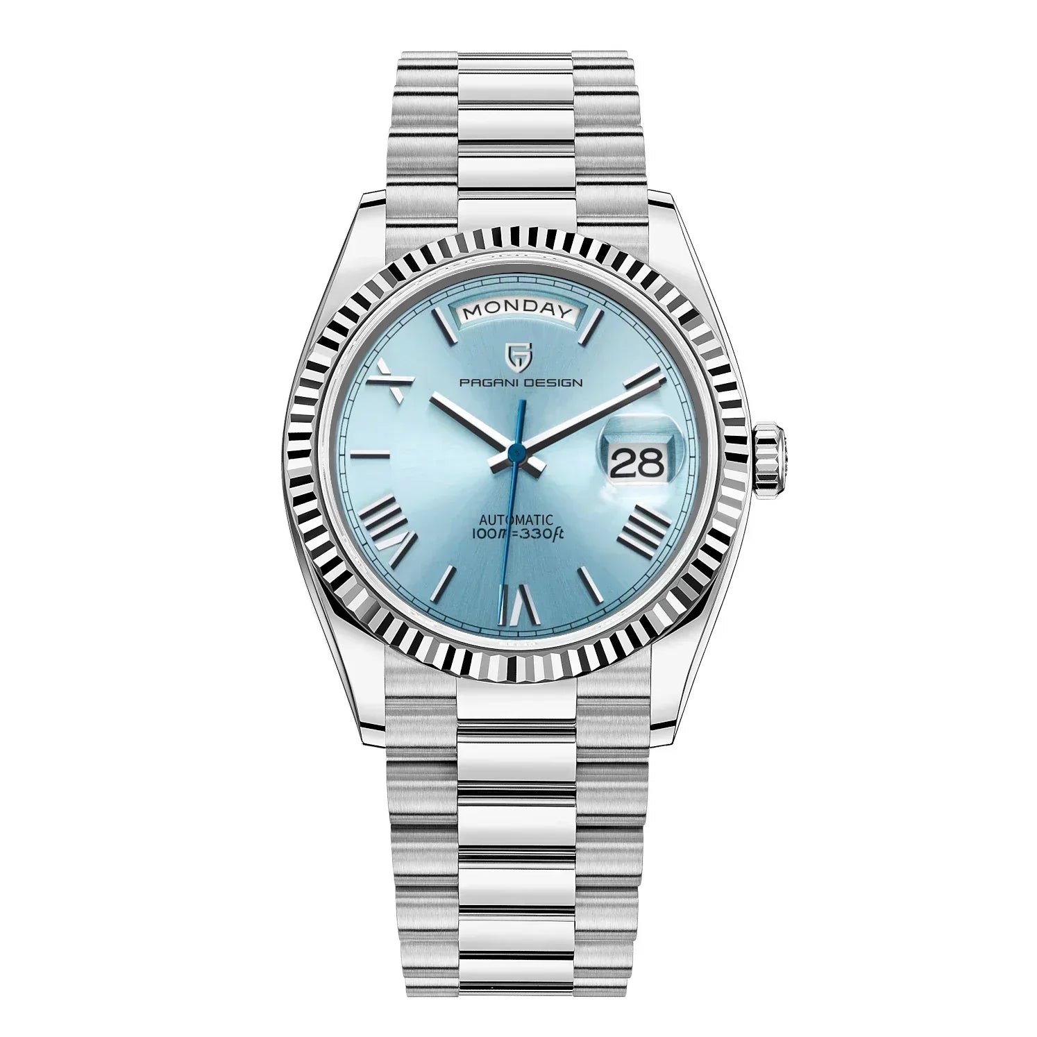 Premium Men's Automatic Stainless Steel Date Watch - Pexav