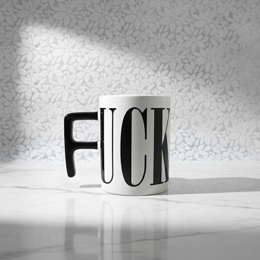 Bold Graphic Ceramic Coffee Mug - Pexav