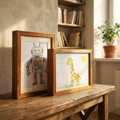 Children's Artwork Wooden Display Easel Frame