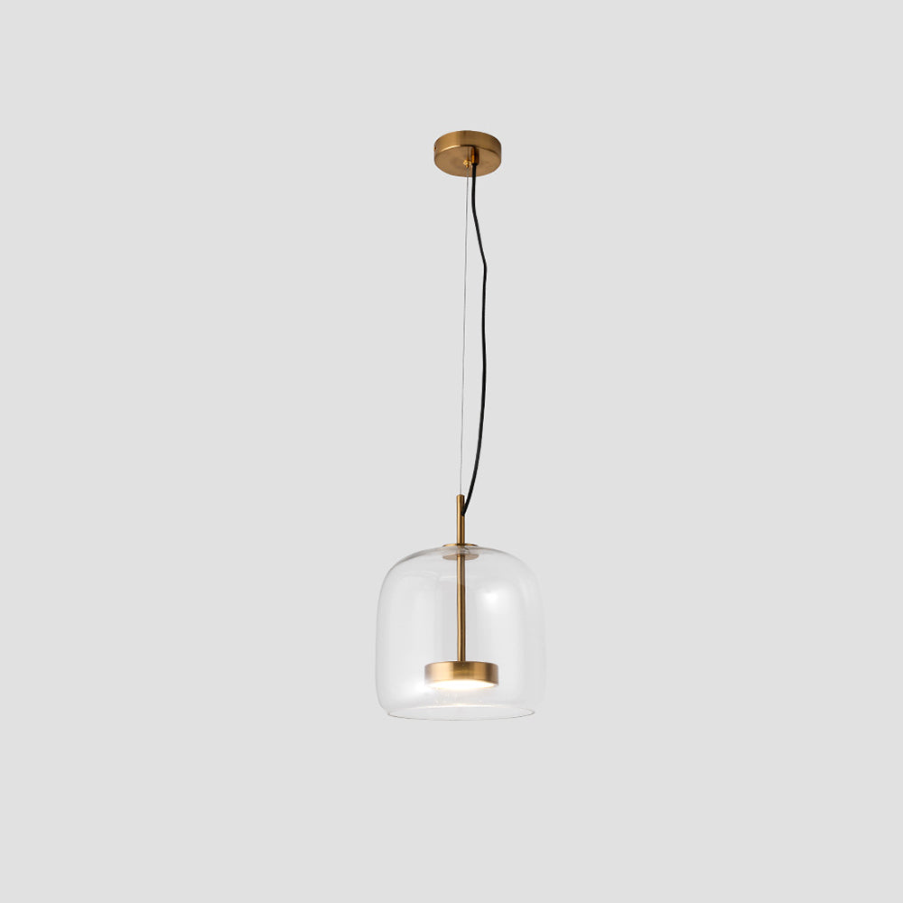 Classic Warm Glass Drop Ceiling Pendant Light