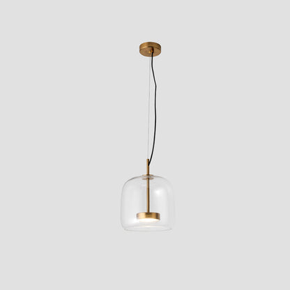 Classic Warm Glass Drop Ceiling Pendant Light