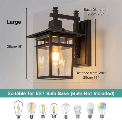Weatherproof Outdoor Wall Light – Durable Aluminum Sconce