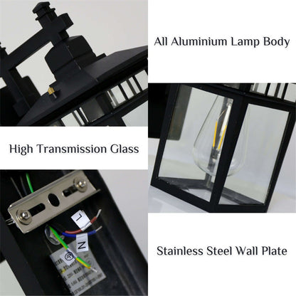 Weatherproof Outdoor Wall Light – Durable Aluminum Sconce