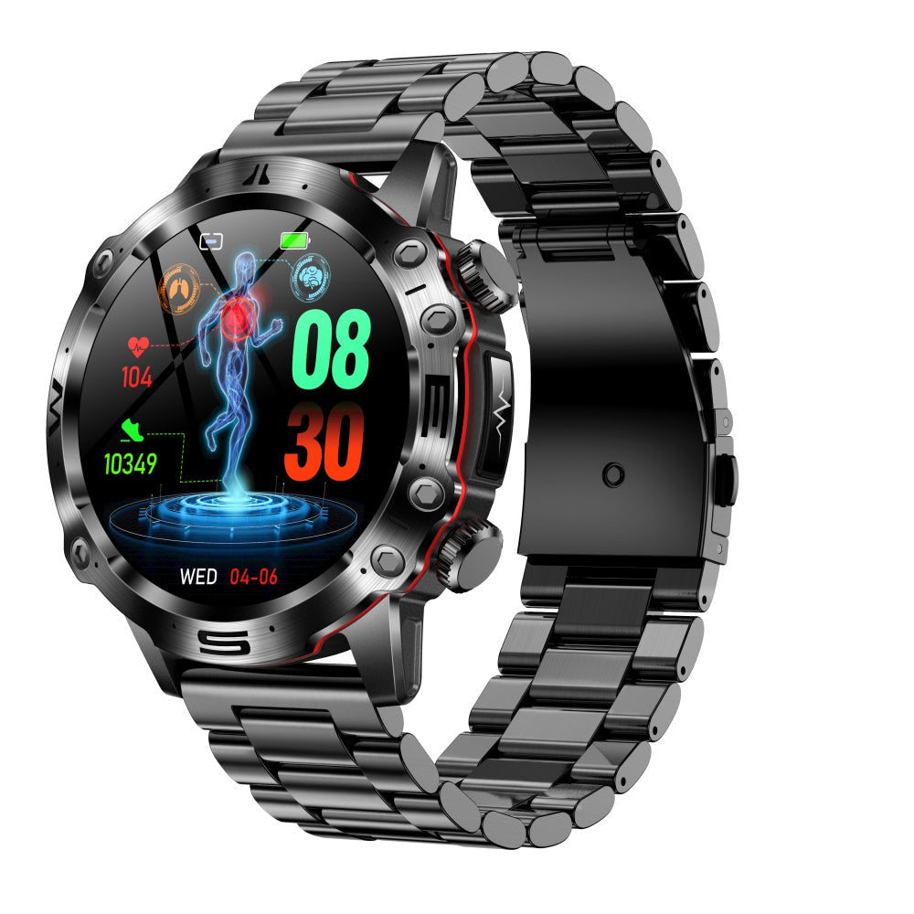 Smart Fitness Watch with Heart Rate and Sleep Tracker