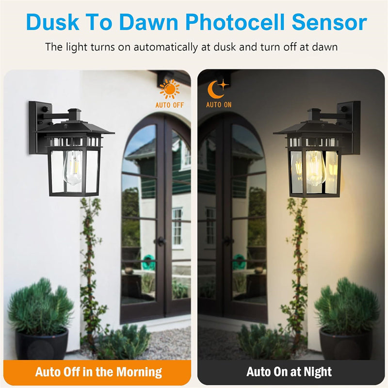 Weatherproof Outdoor Wall Light – Durable Aluminum Sconce