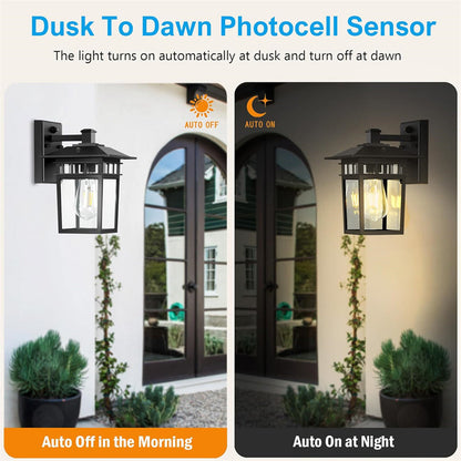 Weatherproof Outdoor Wall Light – Durable Aluminum Sconce