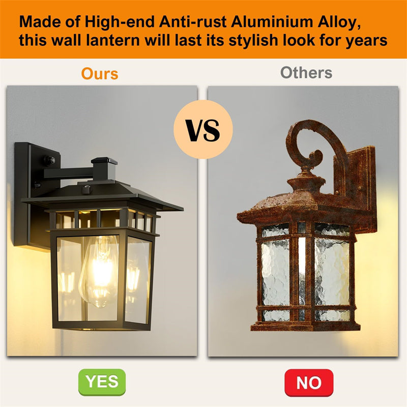 Weatherproof Outdoor Wall Light – Durable Aluminum Sconce