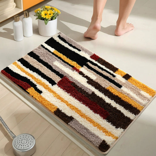 Plush Bathroom Mat – Grip Bottom, Gentle & Fast Dry Rug - Pexav