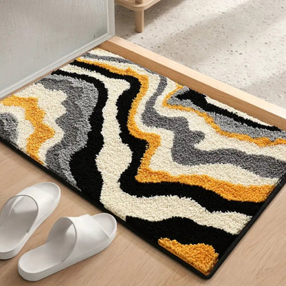 Plush Bathroom Mat – Grip Bottom, Gentle & Fast Dry Rug