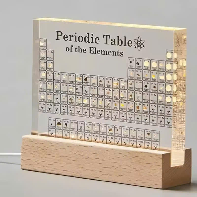 Colorful LED Chemistry Table Display with USB Power - Pexav