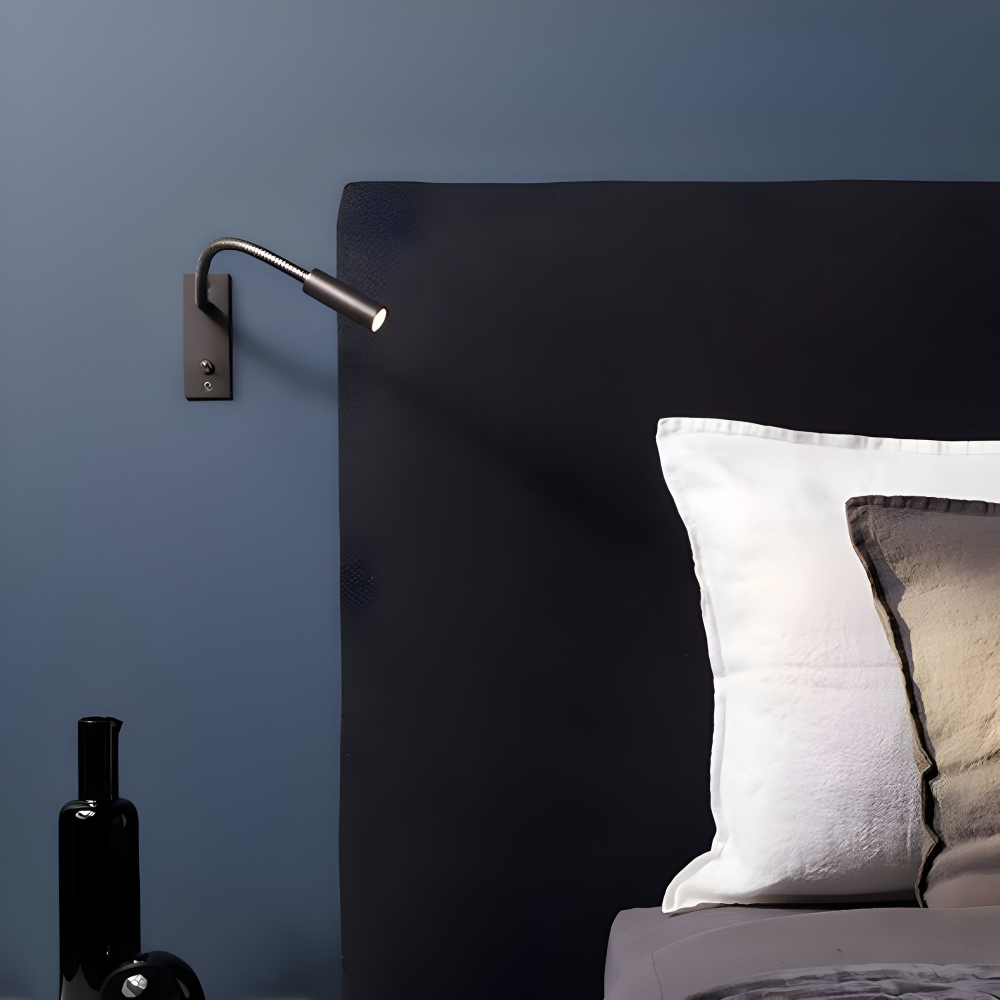 Adjustable Gooseneck Wall Light – Modern LED Wall Lamp with Flexible Arm for Reading and Task Lighting 3