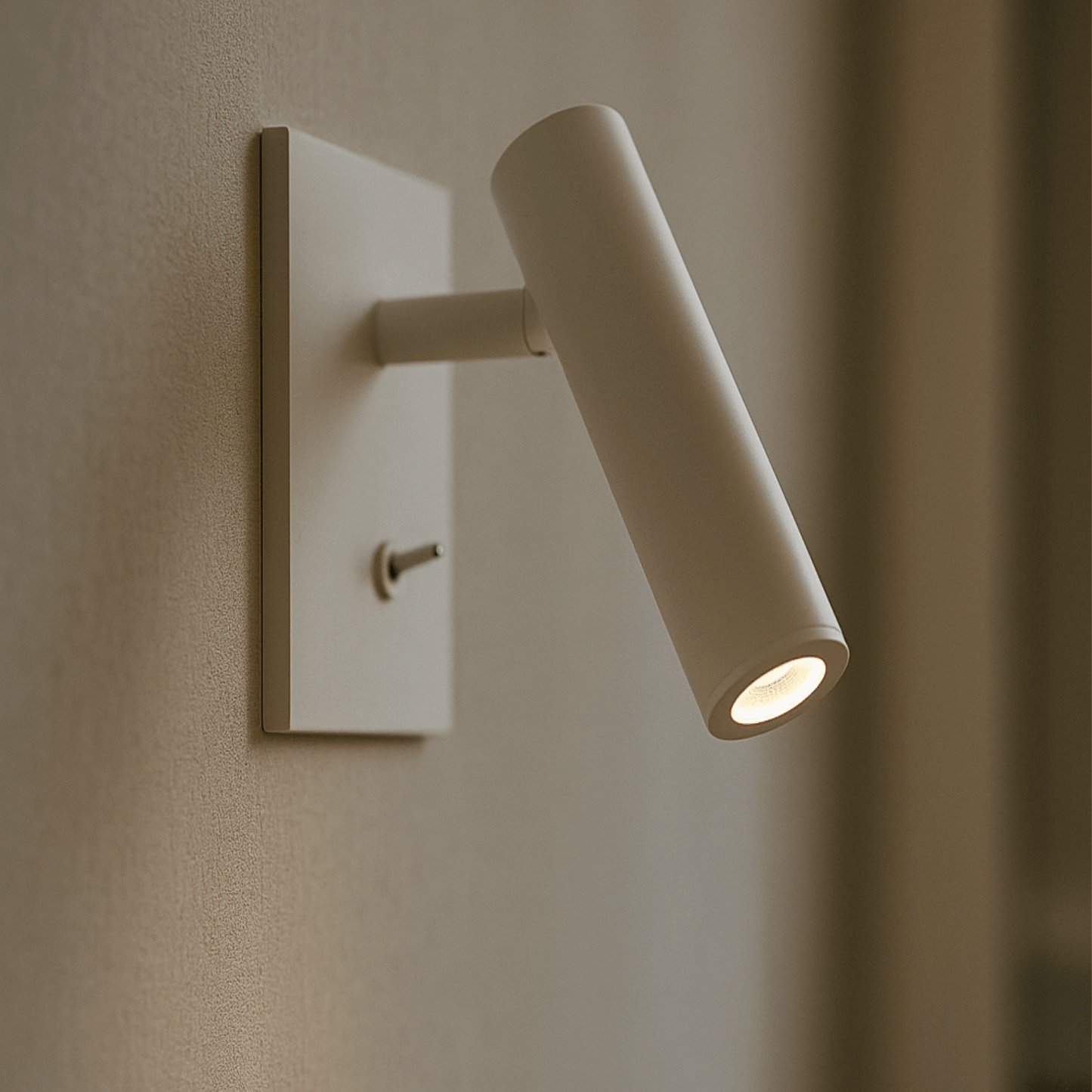 Simple Dimmable LED Wall Light with Switch - Pexav