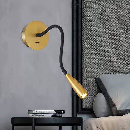 Adjustable LED Wall Light Sconce with Rotary Head – Indoor Wall Lamp in Gold and Brushed Bronze Finish 2