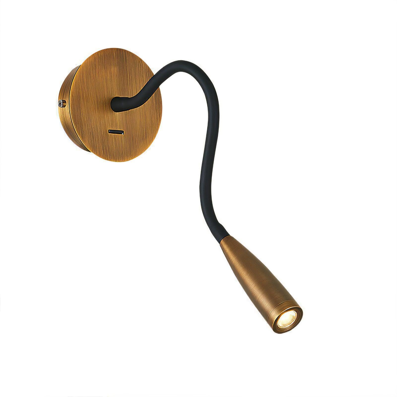 Adjustable LED Wall Light Sconce with Rotary Head – Indoor Wall Lamp in Gold and Brushed Bronze Finish 9