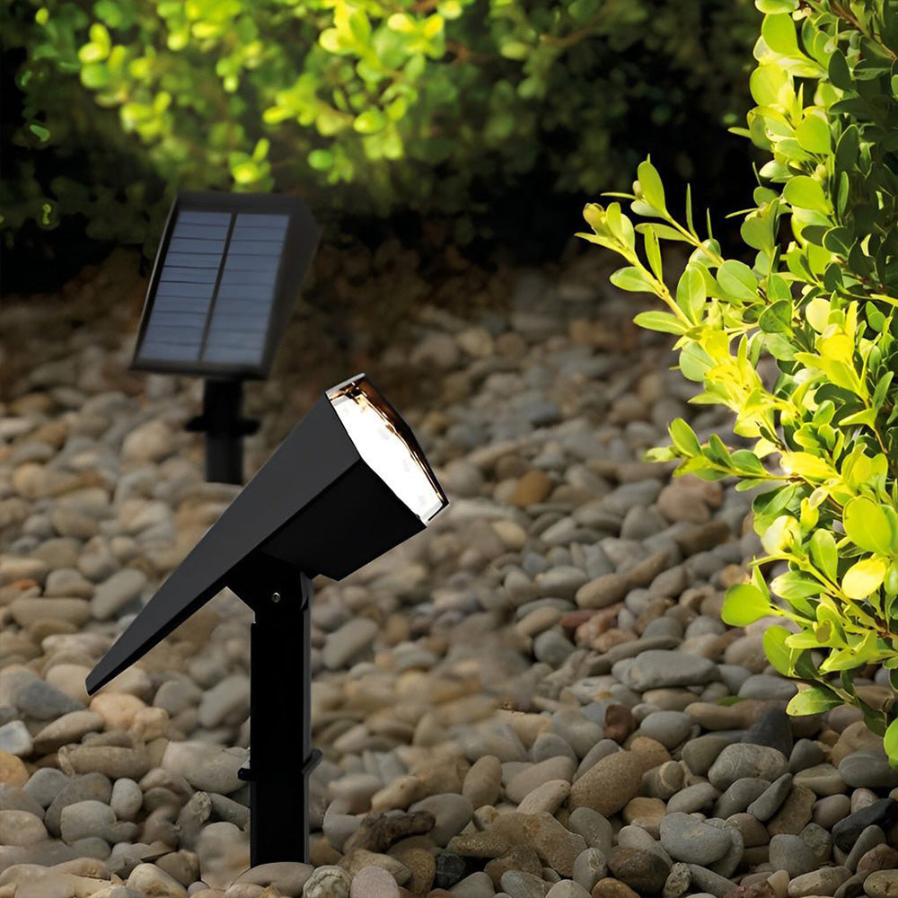 Adjustable Waterproof Solar Powered Spotlight with Multicolor Illumination for Outdoor Garden Lighting 1