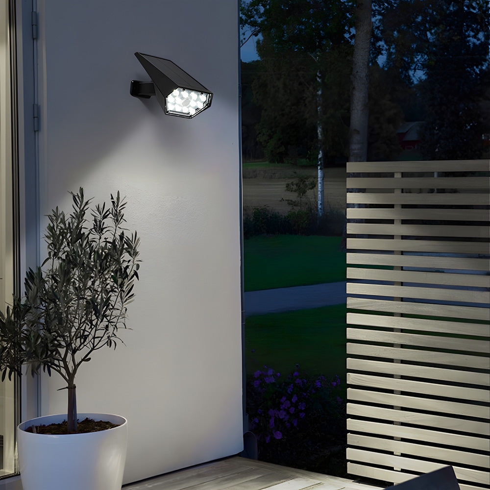 Adjustable Waterproof Solar Powered Spotlight with Multicolor Illumination for Outdoor Garden Lighting 5