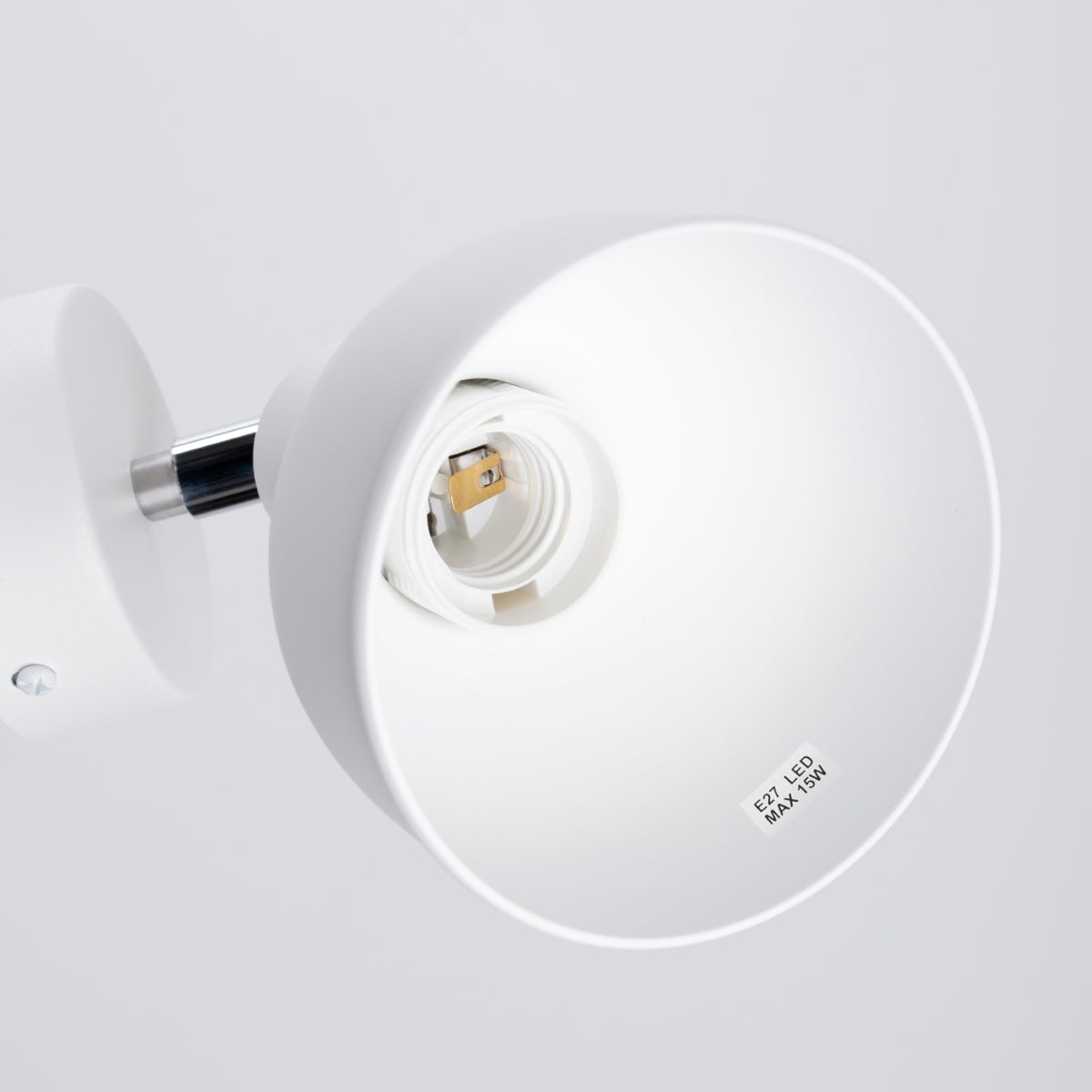 Adjustable White Bell Wall Light – Modern Minimalist Wall Lamp for Living Room, Bedroom, and Office 3