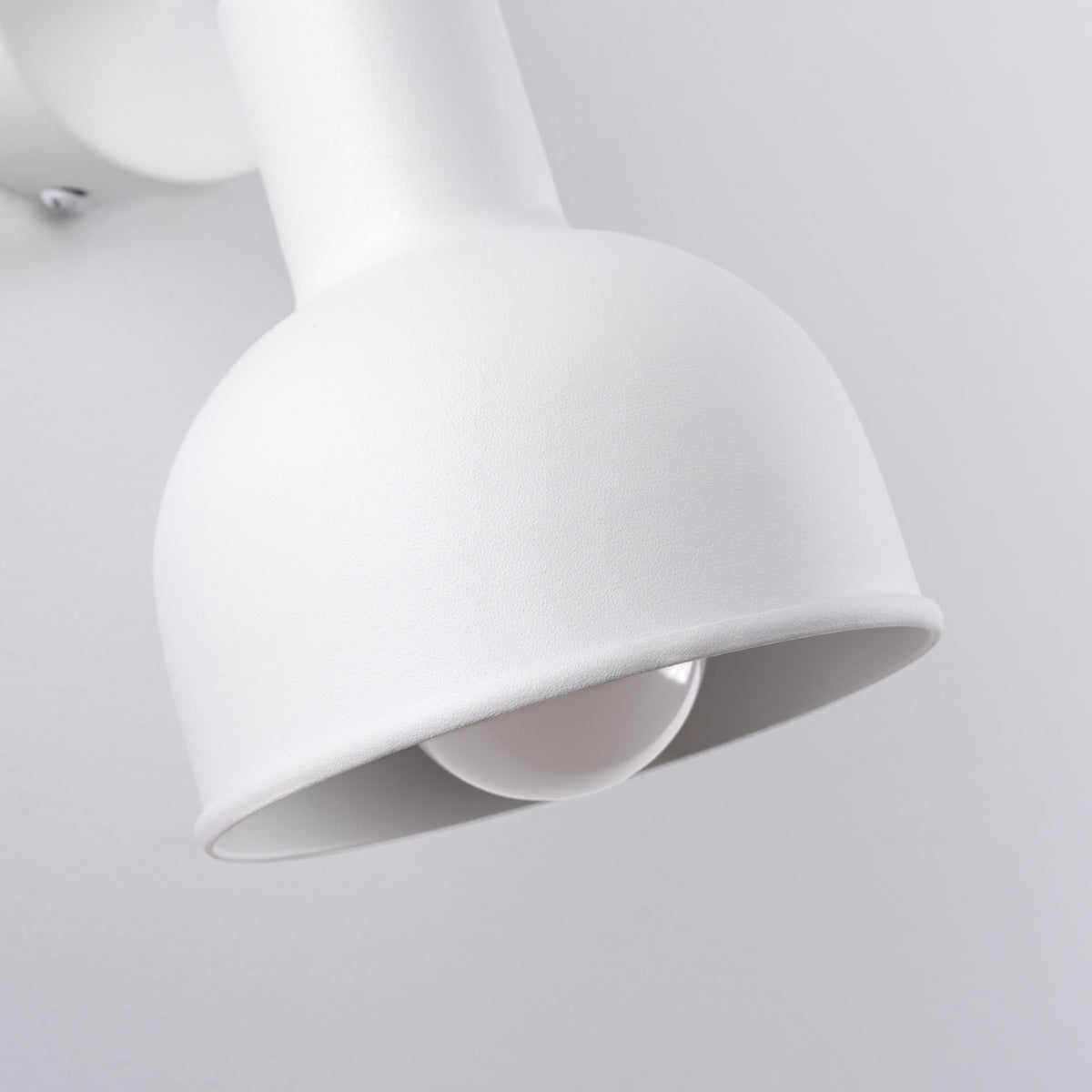 Adjustable White Bell Wall Light – Modern Minimalist Wall Lamp for Living Room, Bedroom, and Office 6