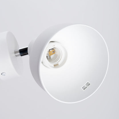 Adjustable White Bell Wall Light – Modern Minimalist Wall Lamp with Adjustable Shade for Living Rooms, Bedrooms, and Offices 3