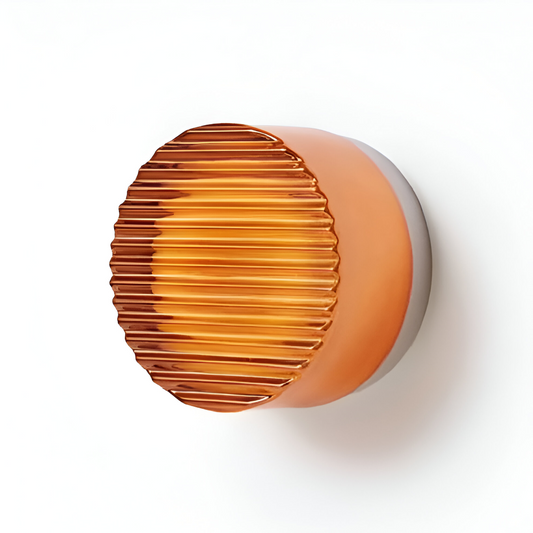Warm White Textured LED Wall Sconce - Pexav