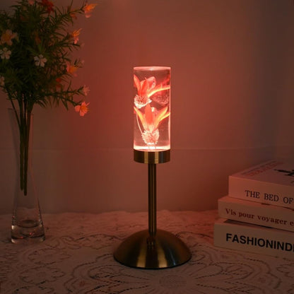Ambient Floral LED Table Lamp with Multi-Color Lighting – Cordless Decorative Light for Interior Spaces 2