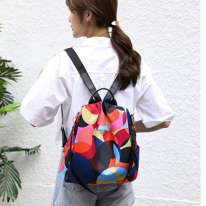 Secure Ladies Backpack, Water Resistant Travel Bag - Pexav