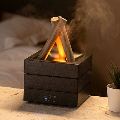 Aroma Diffuser with Flame Effect – Ultrasonic Fragrance Diffuser for Relaxation 1