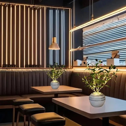 Realistic Greenery LED Table Lamp