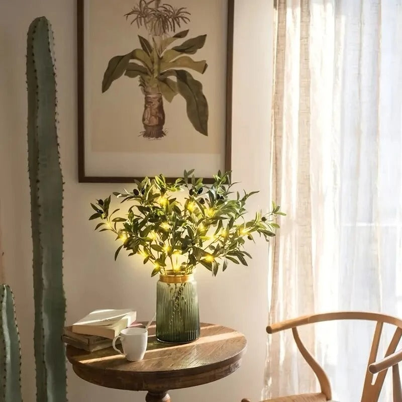 Realistic Greenery LED Table Lamp