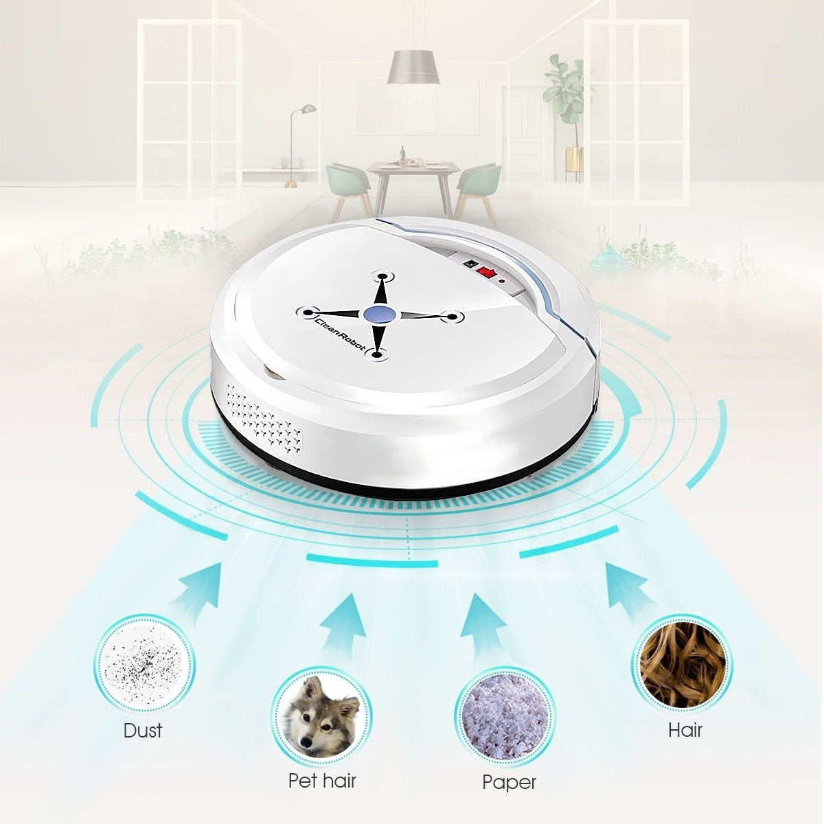 Advanced Cordless Robot Vacuum for Hardwood Floors - Pexav