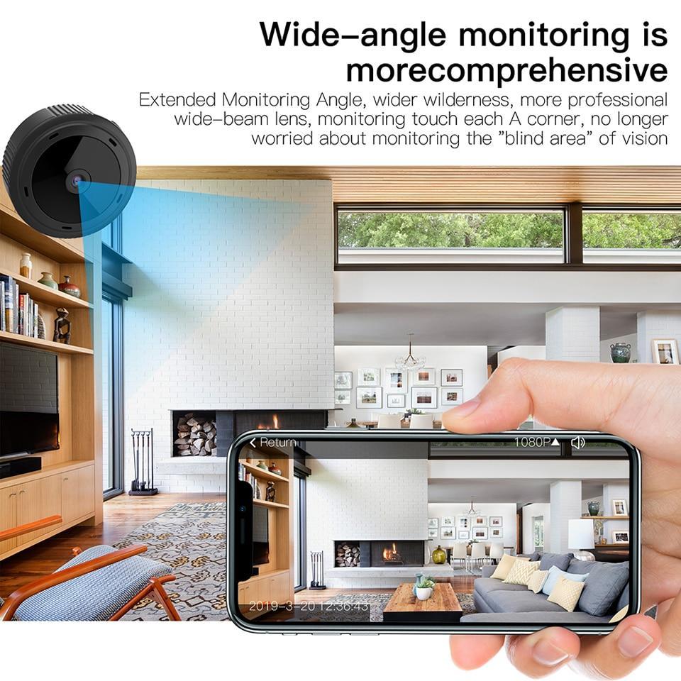 Compact 1080P HD WiFi Home Security Camera Night Vision