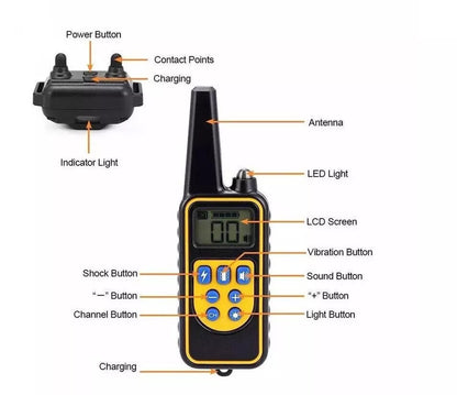 Long Range Waterproof Pet Training Collar Remote Control