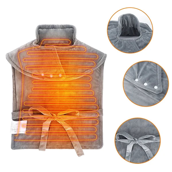Warm Therapeutic Heat Wrap for Back and Neck