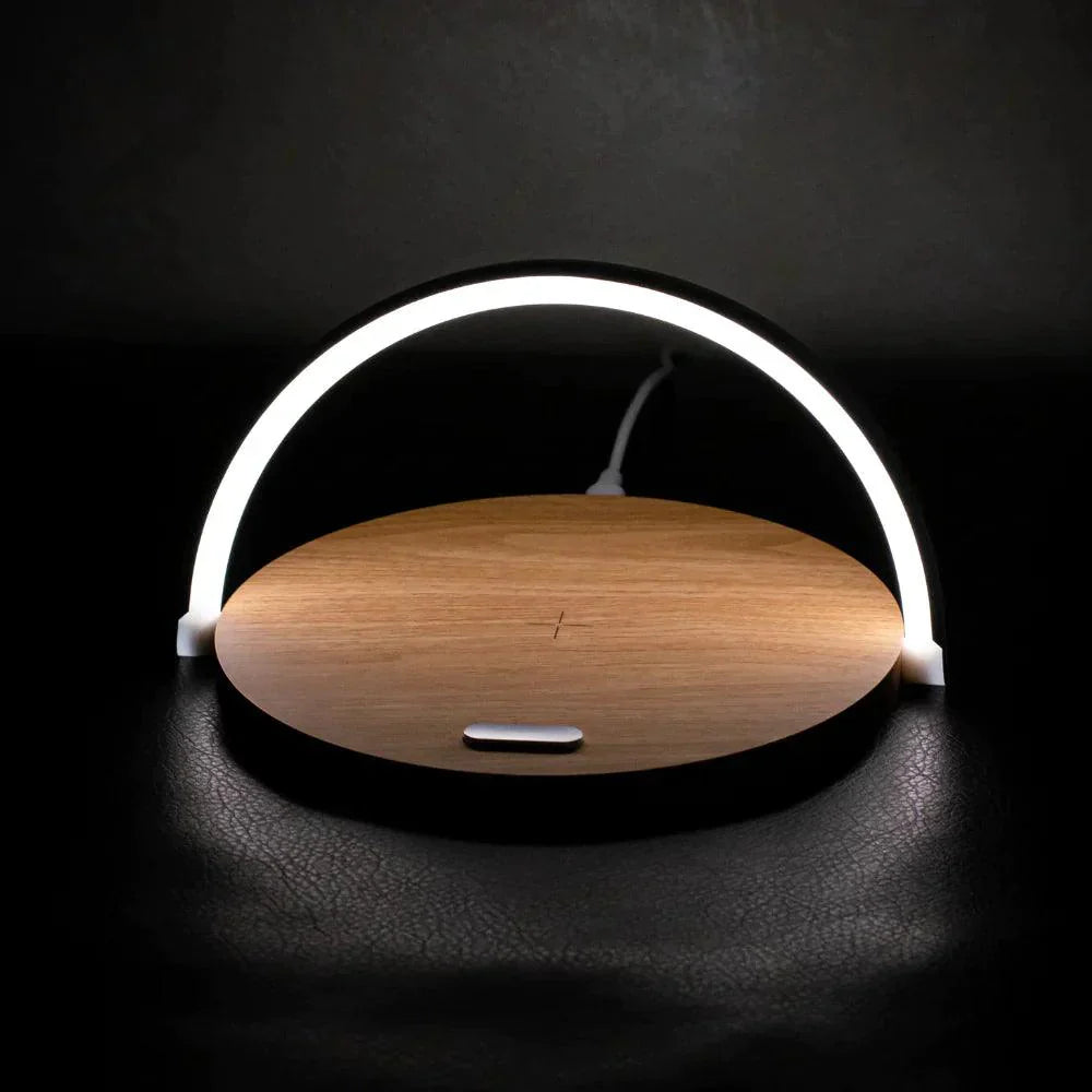 Smart LED Table Lamp with Wireless Charger - Pexav