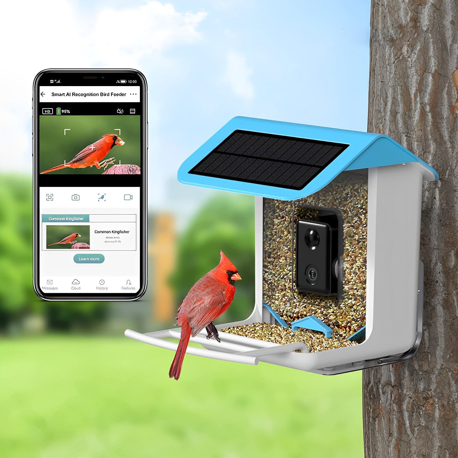 Wireless Smart Bird Feeder Security Camera - Pexav