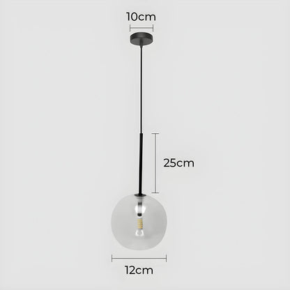Modern Glass Ball Pendant Light