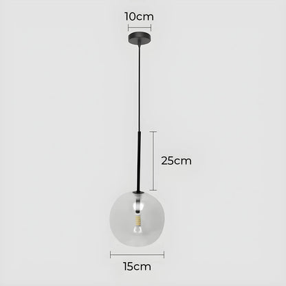 Modern Glass Ball Pendant Light