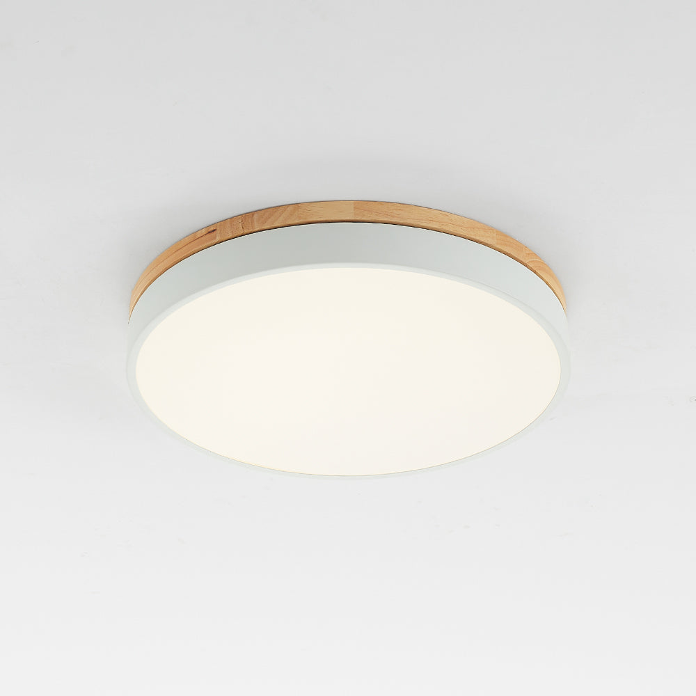 Bright Circular LED Ceiling Lamp Adjustable Light Fixture