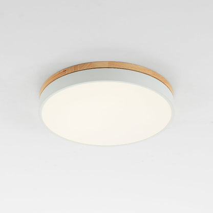 Bright Circular LED Ceiling Lamp Adjustable Light Fixture