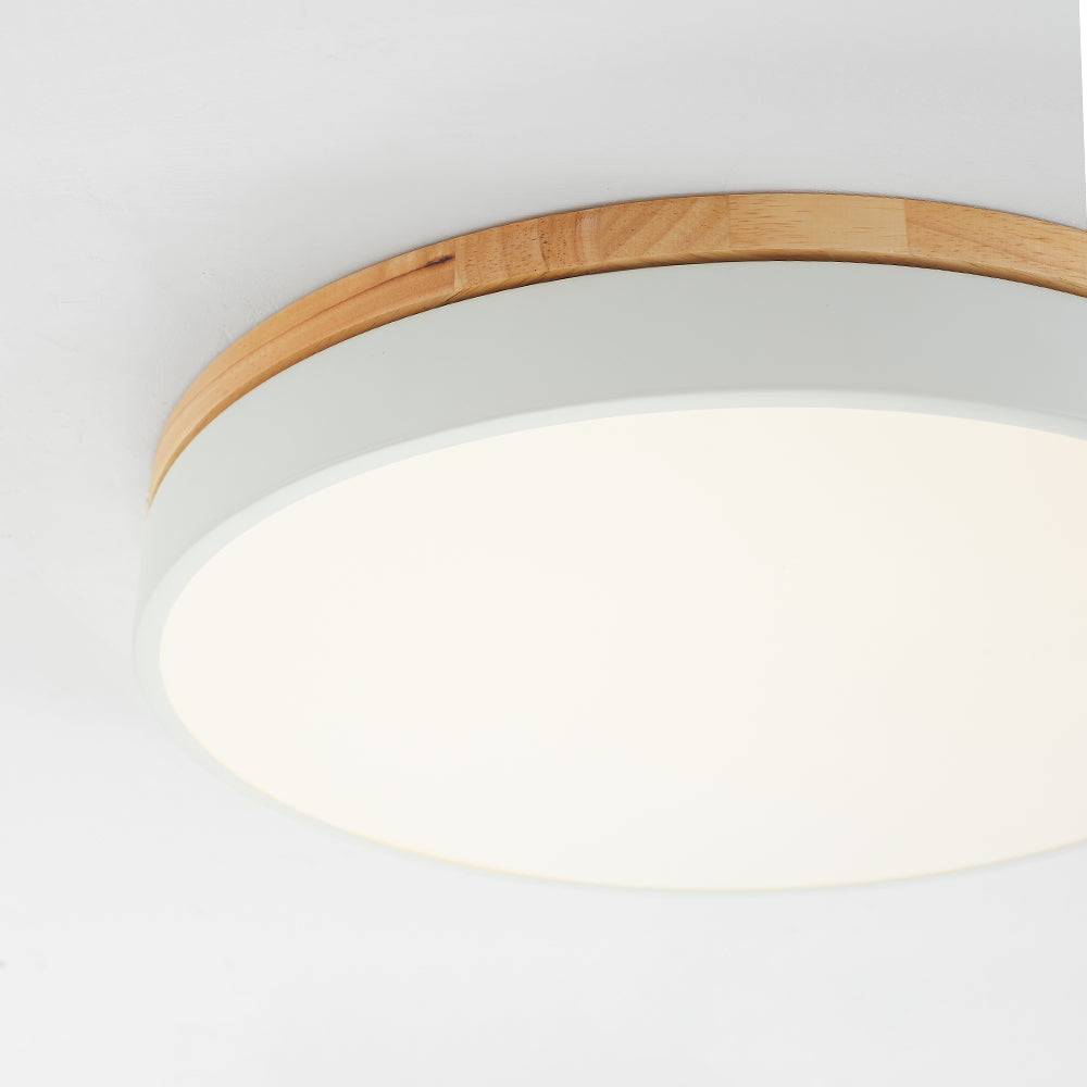 Bright Circular LED Ceiling Lamp Adjustable Light Fixture