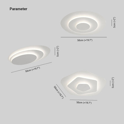 Dimmable LED Ceiling Lamp for Bedroom and Living Room