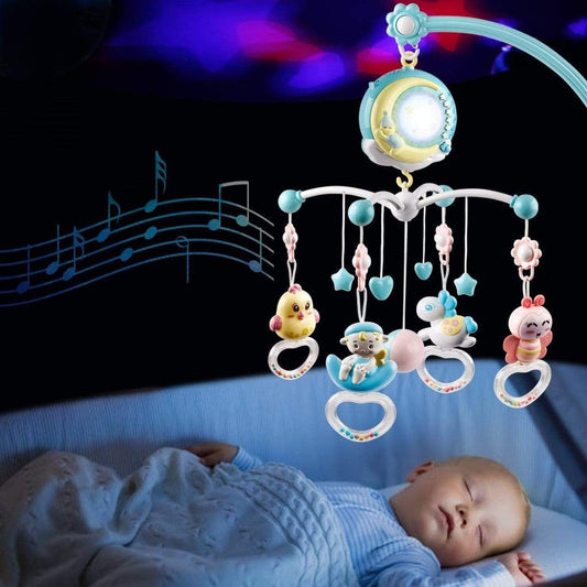 Musical Baby Crib Mobile with Nightlight and Stars - Pexav