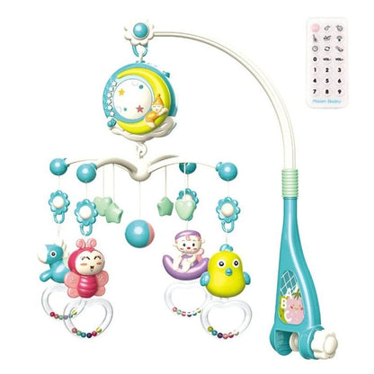 Musical Baby Crib Mobile with Nightlight and Stars