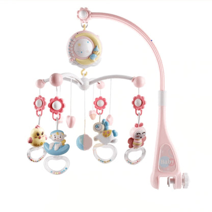 Musical Baby Crib Mobile with Nightlight and Stars