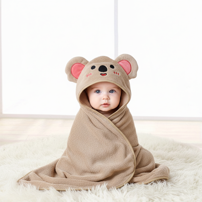 Soft Baby Hooded Bath Robe - Pexav