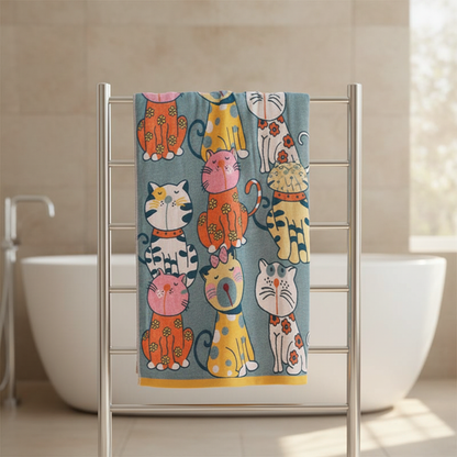 Soft Kitty Hooded Baby Towel - Pexav