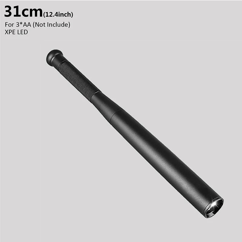 Tactical Baseball Bat LED Torch for Camping Safety