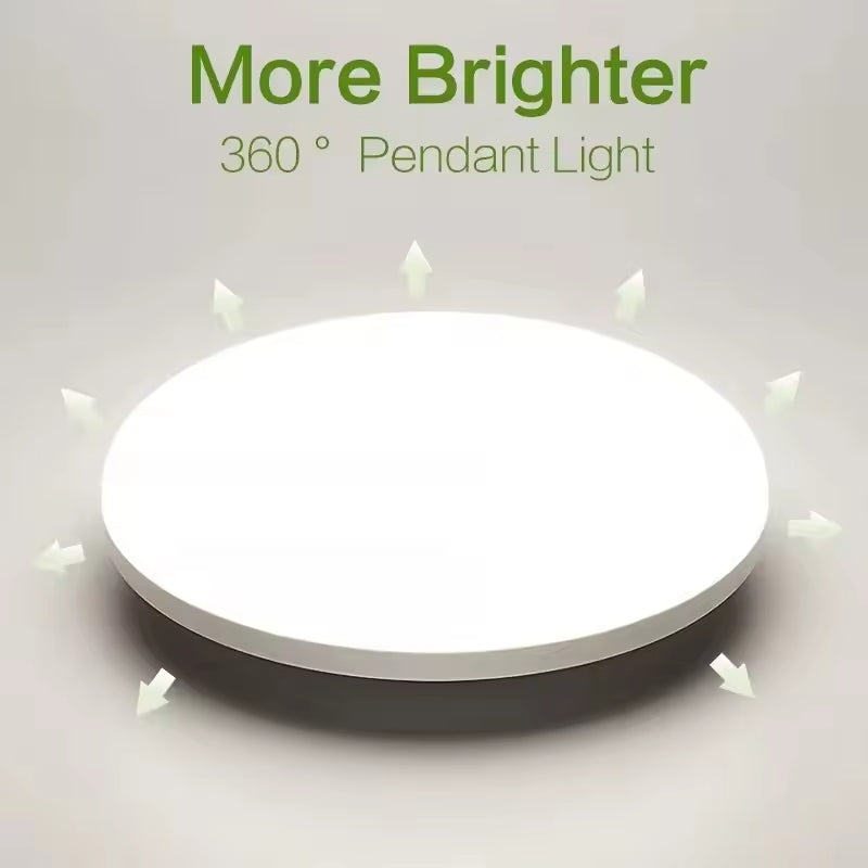 Bathroom LED Ceiling Light, 15W 1500lm, IP54 Waterproof, Ultra-Thin Design, Energy-Saving