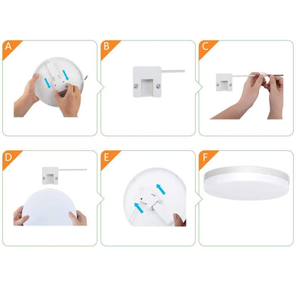 Bathroom LED Ceiling Light, 15W 1500lm, IP54 Waterproof, Ultra-Thin Design, Energy-Saving